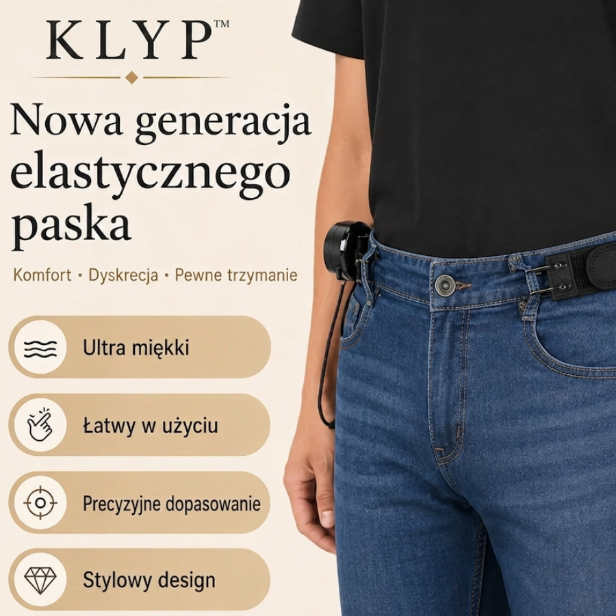 Pasek KLYP™ – Bez Ucisku