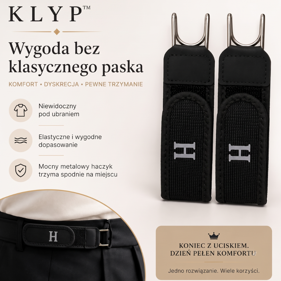 Pasek KLYP™ – Bez Ucisku